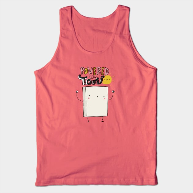 powered by tofu Tank Top by violinoviola